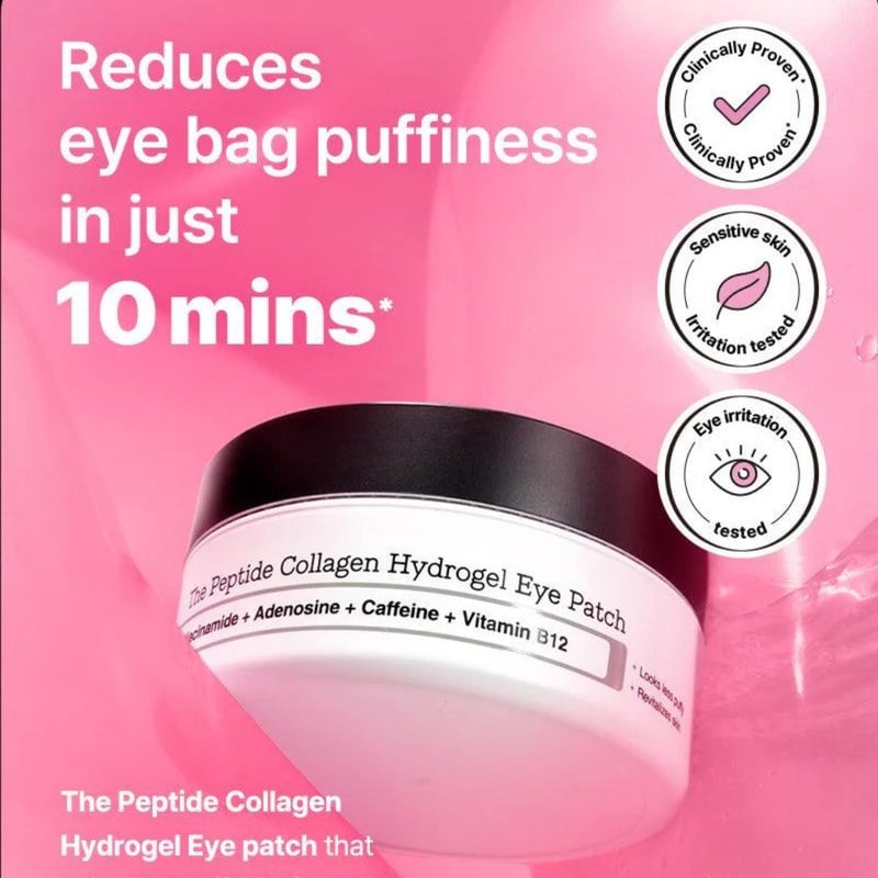 ✨ The Peptide Collagen Hydrogel Eye Patch | DEPUFFS UNDERYE BAGS IN JUST 10 MINUTES