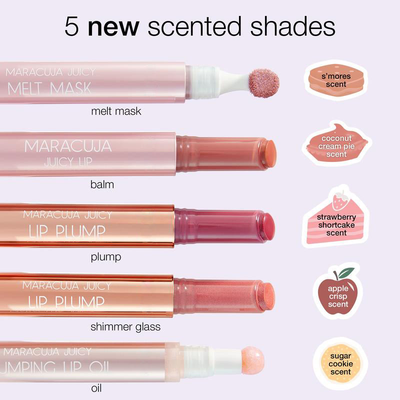 🎄Holiday Kits: 5 NEW lippies, 3 are FREE-Sweet Indulgences Maracuja Juicy Lip Gloss Set🍓