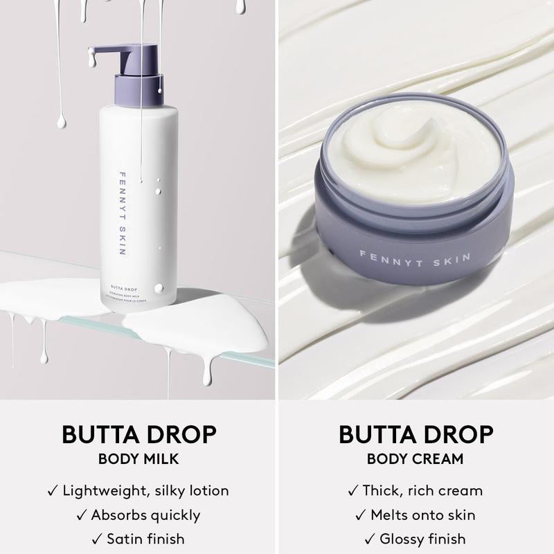 Final 3 Hours: 70%OFF🔥Butta Drop Body Cream + Body Milk Body Care Hydrating Lotion Duo