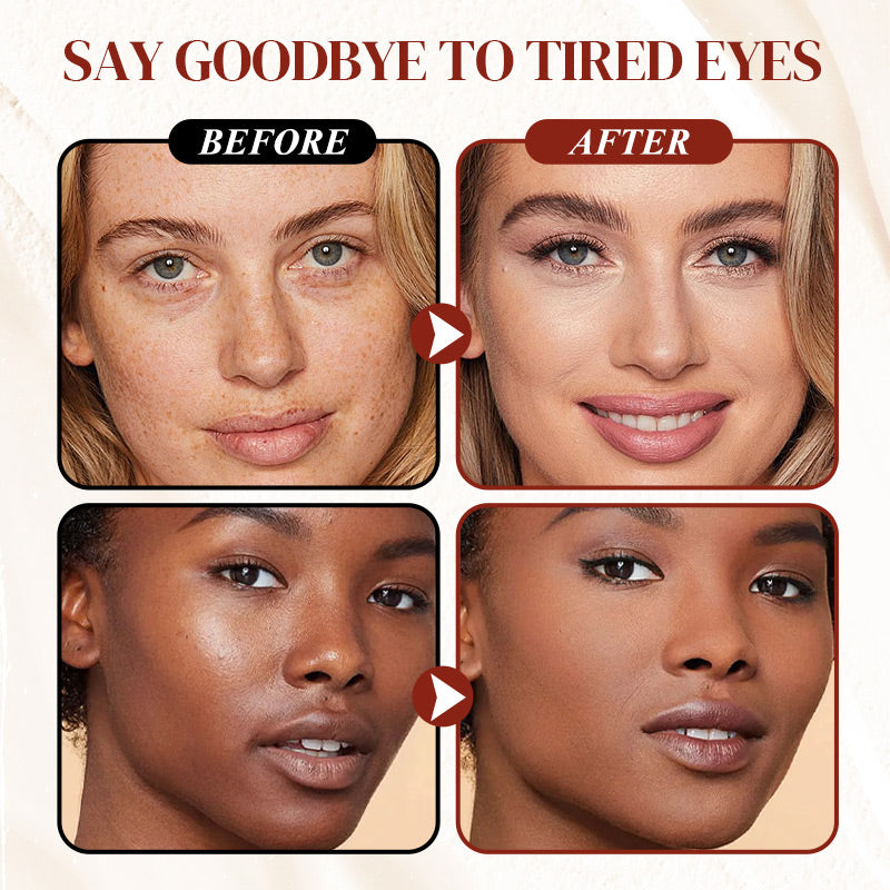 🔥Last Day 70% Off - Undereye Corrector Concealer-Free Brush💜