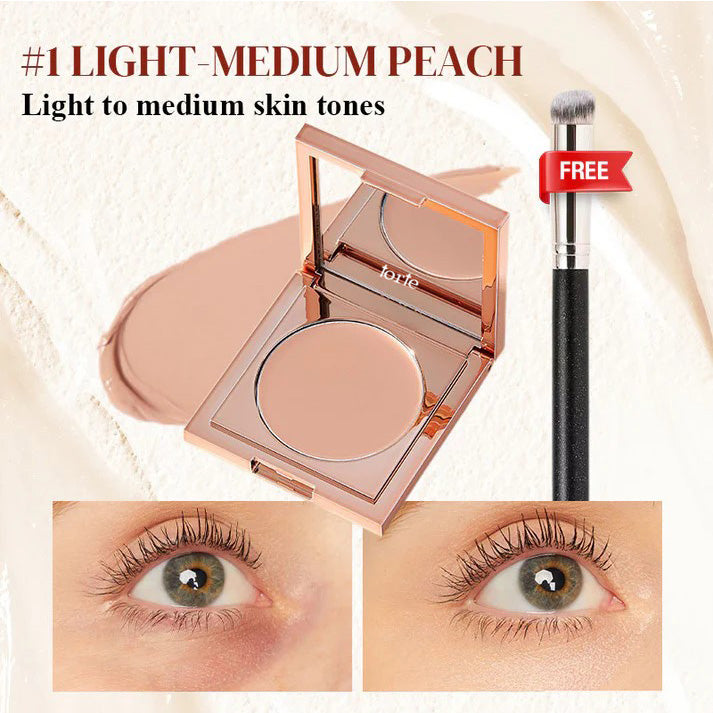 🔥Last Day 70% Off - Undereye Corrector Concealer-Free Brush💜