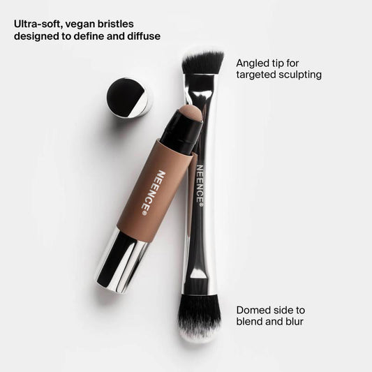 Last Day 70%OFF🔥 ContourCraft  Shaping Stick & Sculpt Brush – 9 Shade Precision Set