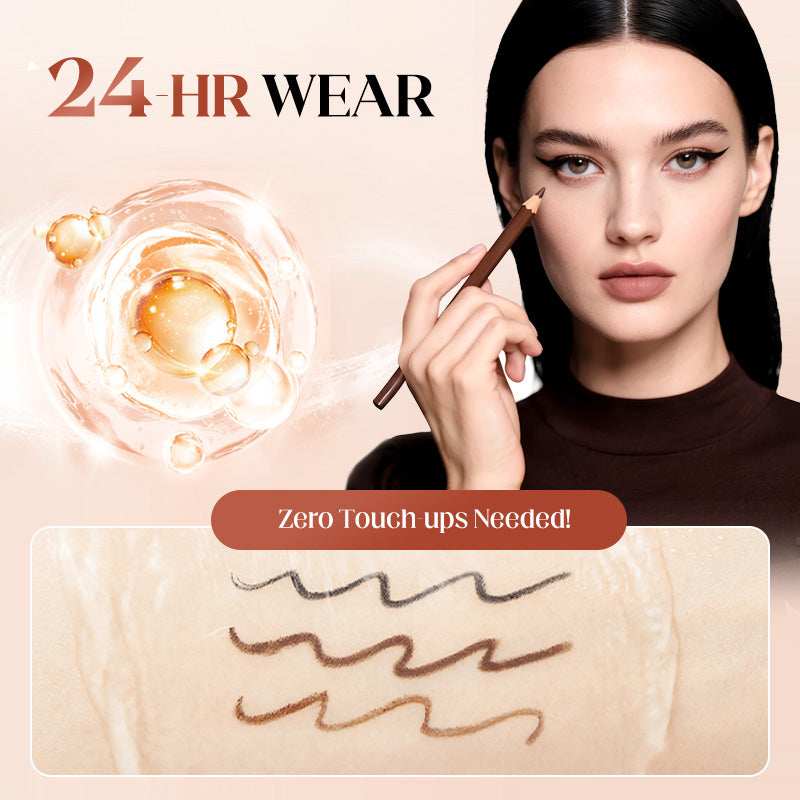 LAST DAY: BUY 1 GET 1 FREE✨24HR Waterproof Eyeliner Duo Sharpenable Eye Pencil🧡