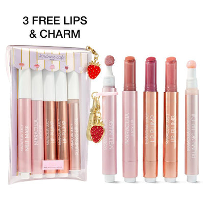 🎄Holiday Kits: 5 NEW lippies, 3 are FREE-Sweet Indulgences Maracuja Juicy Lip Gloss Set🍓