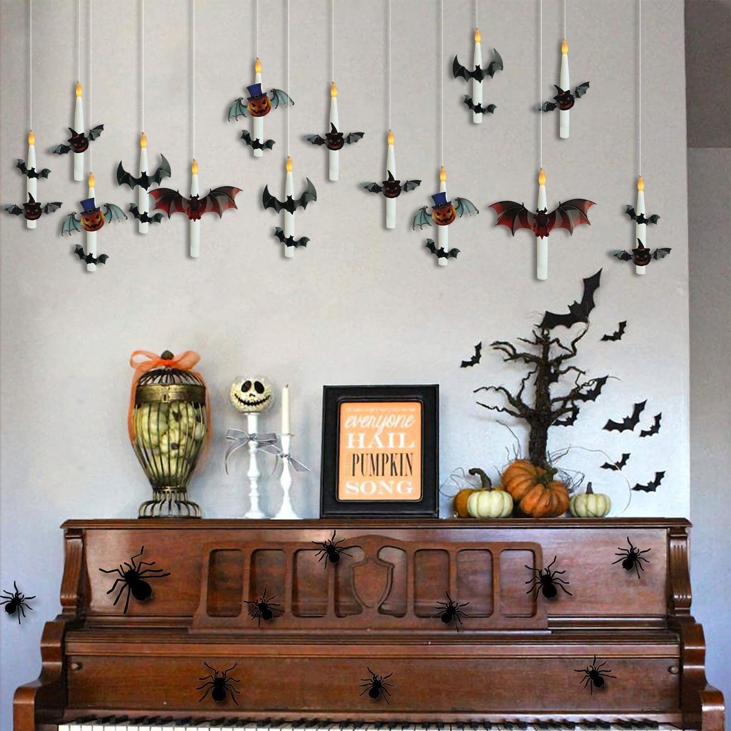 Halloween Early Bird Special! 🎃 Price goes back to normal in 3 days! 👻🎃Flameless Candles with Magic Wand Remote for Halloween Decor