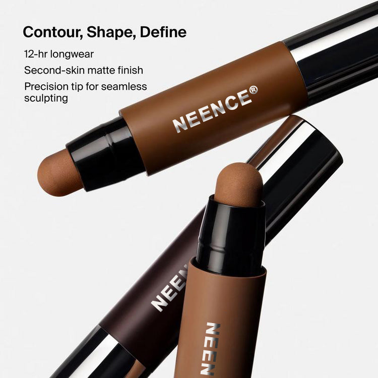 Last Day 70%OFF🔥 ContourCraft  Shaping Stick & Sculpt Brush – 9 Shade Precision Set