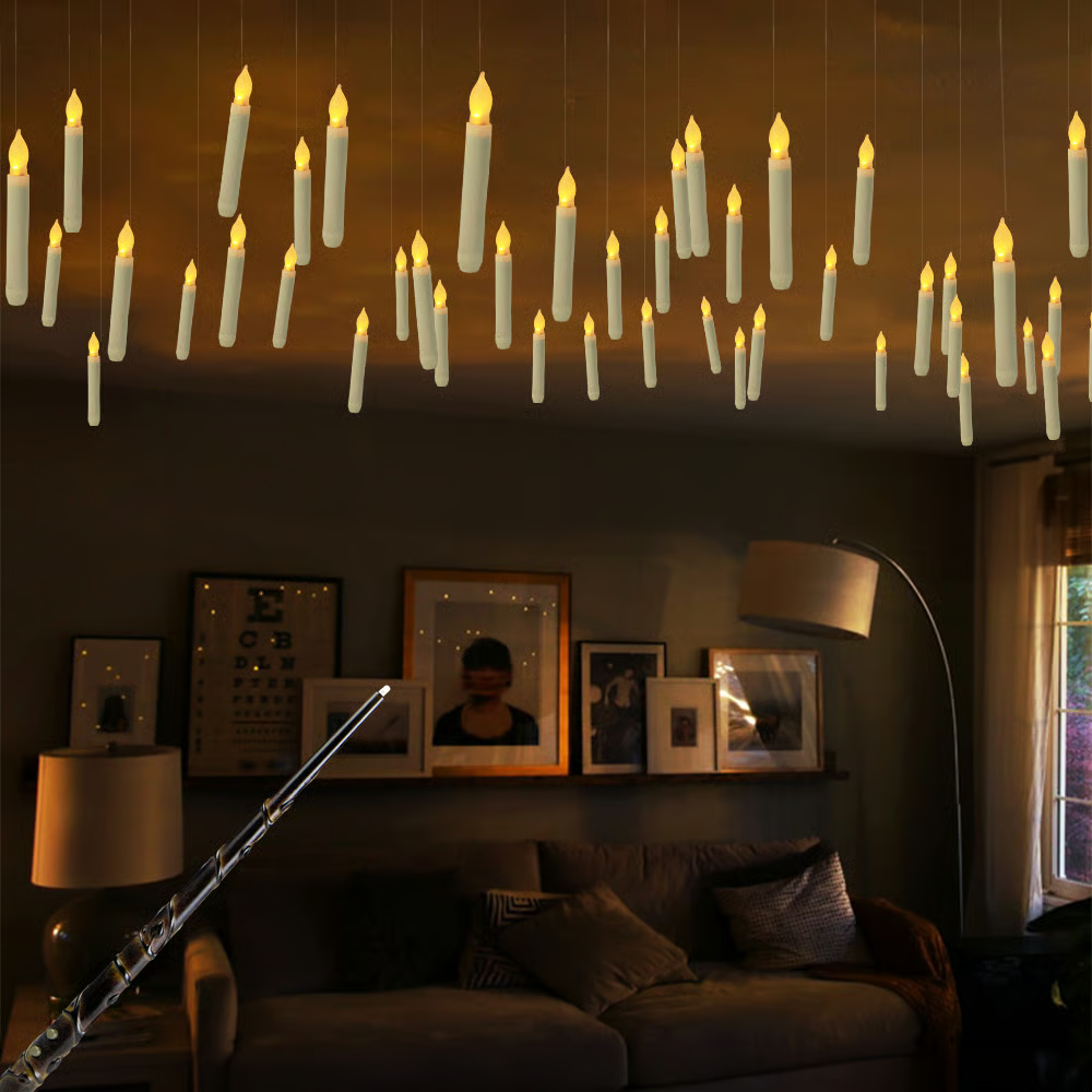 Halloween Early Bird Special! 🎃 Price goes back to normal in 3 days! 👻🎃Flameless Candles with Magic Wand Remote for Halloween Decor