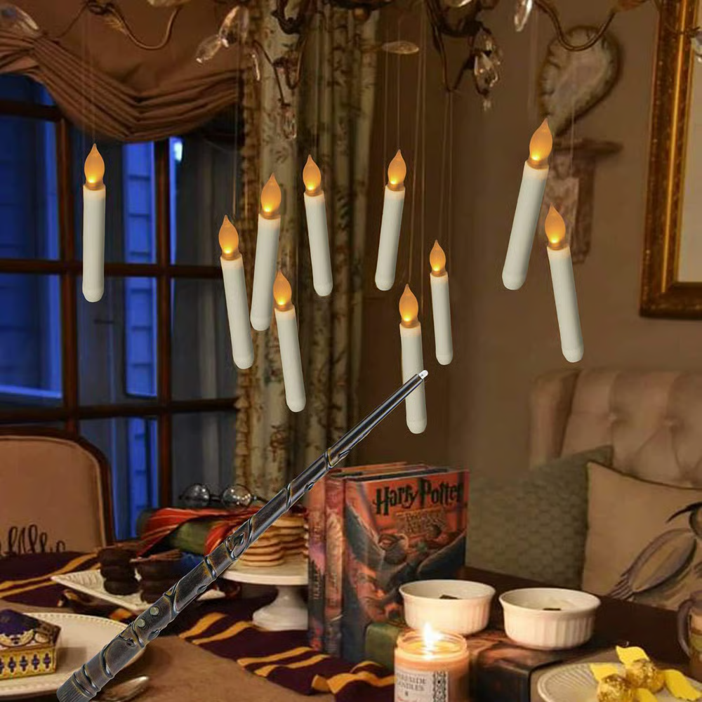 Halloween Early Bird Special! 🎃 Price goes back to normal in 3 days! 👻🎃Flameless Candles with Magic Wand Remote for Halloween Decor